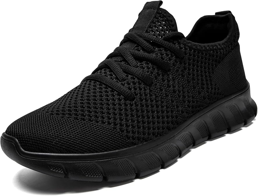 Mens Running Shoes Tennis Walking Gym Workout Slip On Athletic Fashion Sneakers Lightweight Breathable Sports Jogging Casual Shoe
