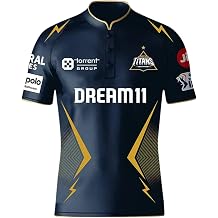 Gujarat Cricket Fan Jersey - 100% 速乾ポリエステル - 名前のパーソナライズ, Gujarat-2025, XX-Large