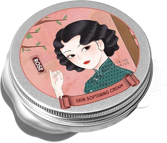 Moisturizing and Nourishing Facial Cream - Skin Softening Repairing Snow Cream - Rose Fragrance Vintage Formula, Suitable for All Skin Types 1pcs