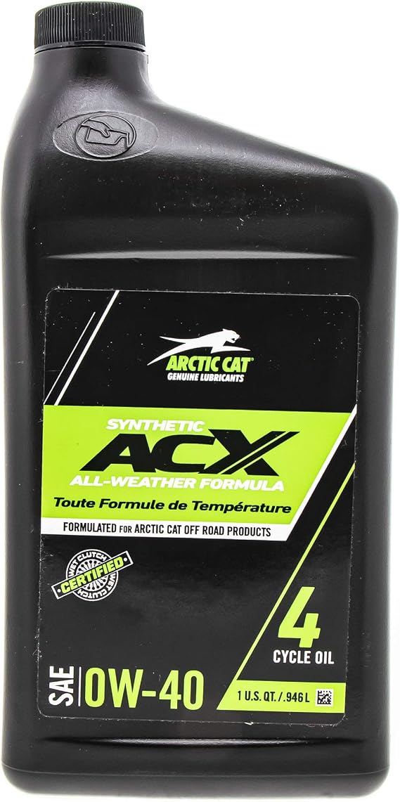 Acx 0w-40 Synthetic Oil, Quart Arctic Cat