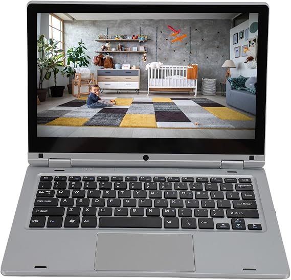 11.6in FHD Touchscreen 2 in 1 Laptop, 360 Degree Flip