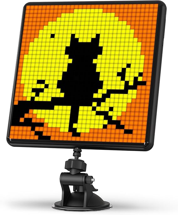 Divoom Pixoo-Max Pixel Display, APP Cellphone Control Display with 32 X 32 Programmable LED Screen for Home Decoration, Business Advertisement