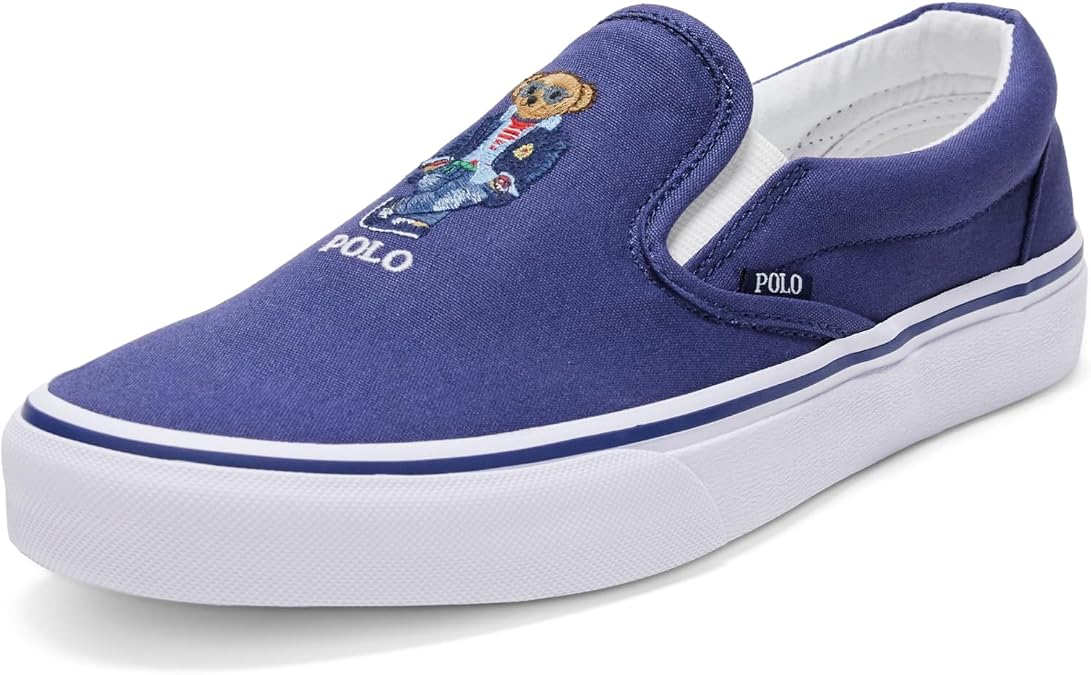 POLO RALPH LAUREN Men's Keaton Polo Bear Canvas SneakerSneaker