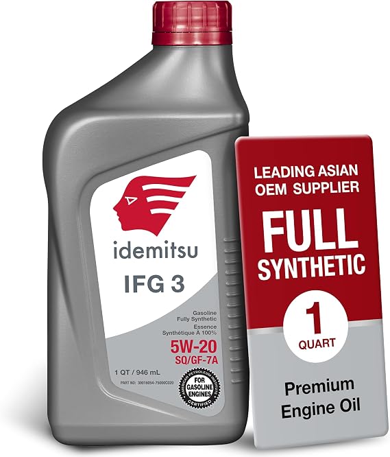 Idemitsu IFG3 5W-20 SP/GF-7A Full Synthetic Motor Oil 1 Quart