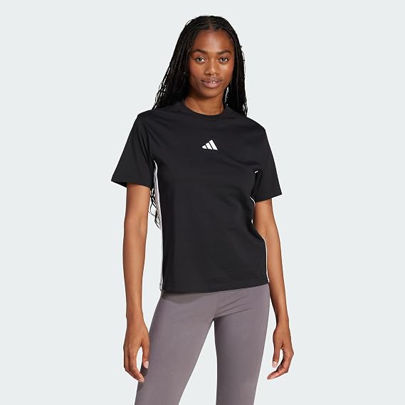 adidas Women's Essentials 3-Stripes Cotton T-Shirt