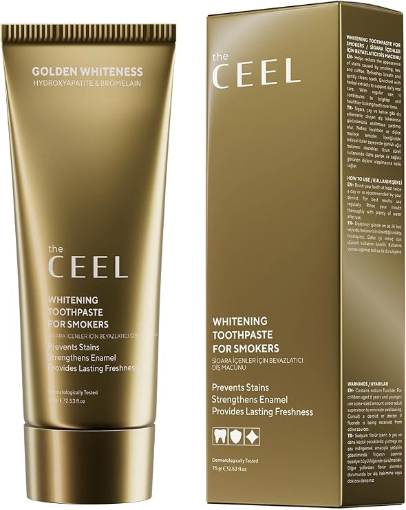 The Ceel Bromelain İçerikli Diş Macunu 75 g - Ferahlatıcı ve Nazik Temizleyici Ağız Bakımı, Leke Görünümünü Azaltmaya Yardımcı, Mine Destekleyici Günlük Kullanım