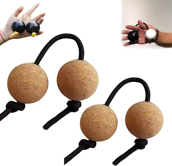 Koshkash, 2 Pair Kush Kash Shakers,Hand Musical Percussion African Shaker Instrument, Play for Adults and Teenagers at Show (1)