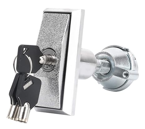 KIKEEP Universal Replacement T-Handle Vending Machine Lock with Keys (Short)