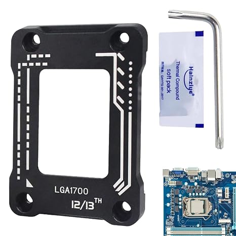 CPU Contact Frame - LGA 1700 Durable Design, Bend Support and Stability | Sturdy Bracket for Intel 12th and 13th Generation Processors | Easy Installation, Reliable, Great for Gaming or Work