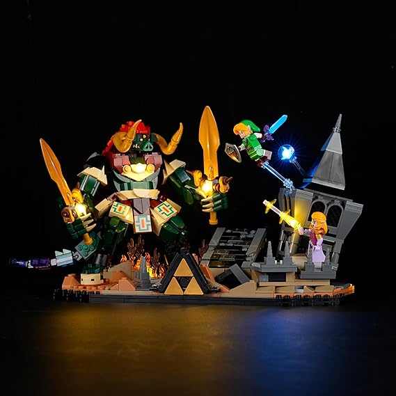 YEABRICKS LED Light Lego-77093 Ocarina of Zelda - Final Battle Building Blocks Model Building Set Not Included