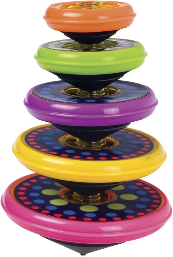 Toysmith Super Stacking Tops Kit, For Boys & Girls Ages 3+
