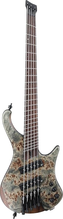 Ibanez Bass Workshop EHB1505MS 5-string Multi-scale Bass Guitar - Black Ice Flat