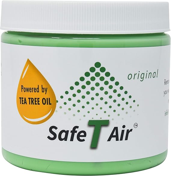 Tea Tree Oil Air Freshener Gel Natural Odor Eliminator for Car, Home & Bathroom Removes Smoke, Pet & Musty Odors Long Lasting Deodorizer (400g / 14 oz Jar)