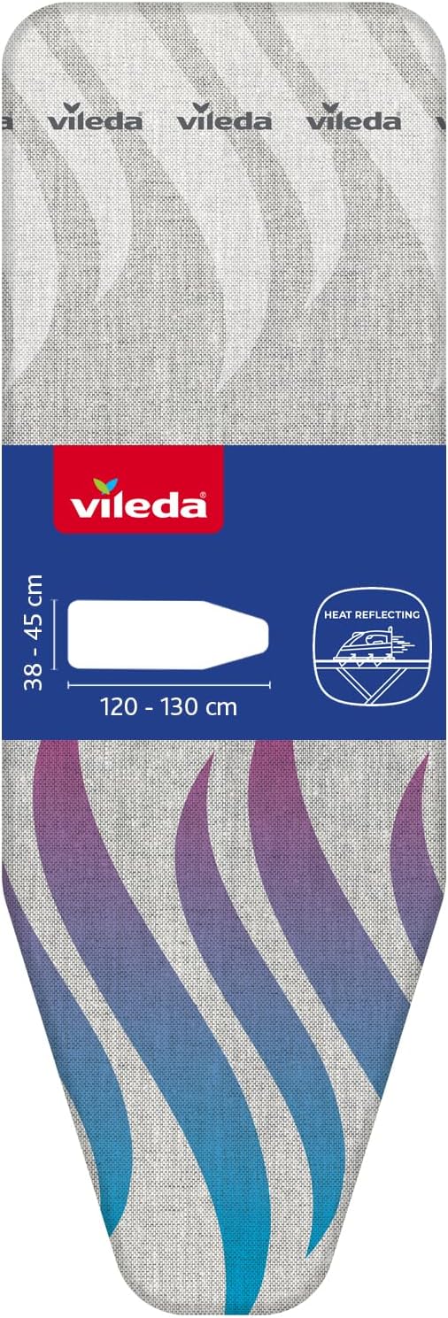 Vileda Total Reflect Ironing Board Cover, Fits boards 120-130cm x 38-45cm