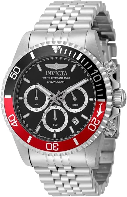 Invicta Pro Diver Men 43mm Stainless Steel Steel Black dial VD53 Quartz