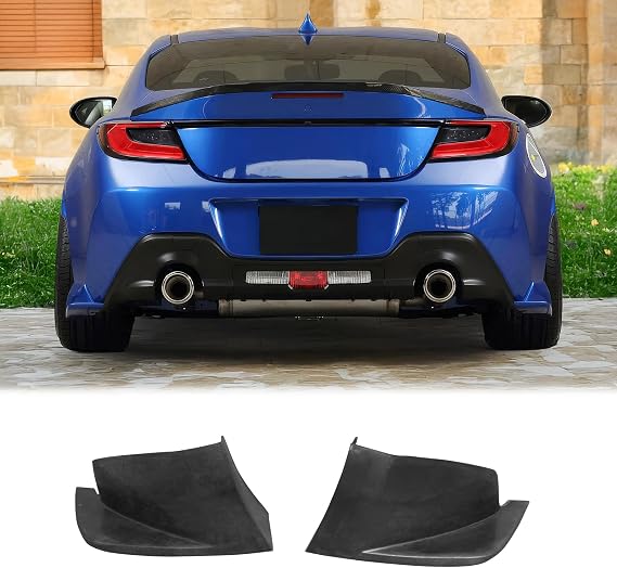 FREEMOTOR802 Rear Aprons Fits 2022-2026 Subaru BRZ, CS Style, Black