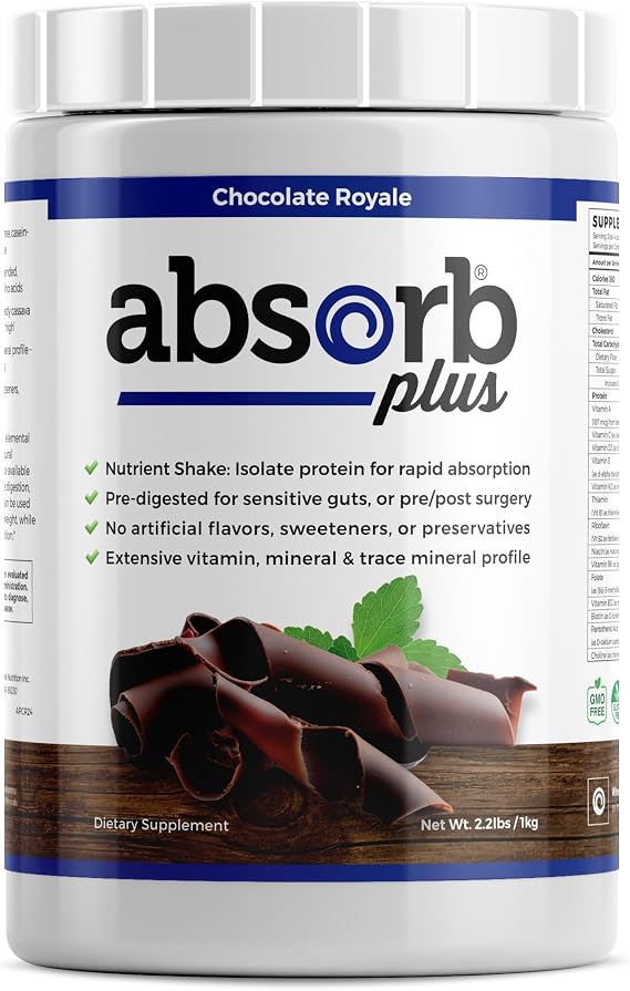 Isolate Protein - Diet Supplement for Improved Gut Health, Extra Nutritional Support, Non-GMO, Gluten-Free, Lactose-Free, Casein-Free (2.2 Lbs, Chocolate Royale)