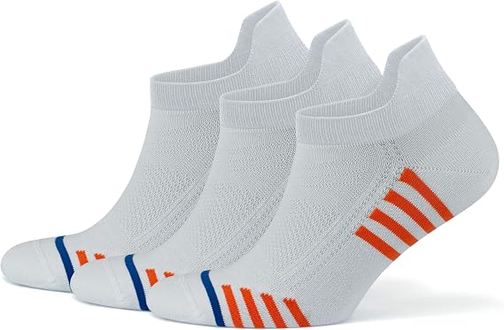 GoWith 3'lü-6'lı Bambu Renkli Spor Desenli Güçlendirilmiş Yıkamalı Kutulu Dikişsiz Koşu Yürüyüş Spor Performans Kısa Fit Patik Erkek Çorap