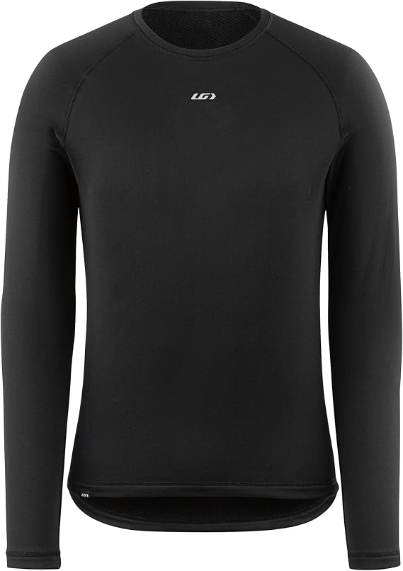 Louis Garneau, Men's, 3000 Crew Neck, Black, Medium