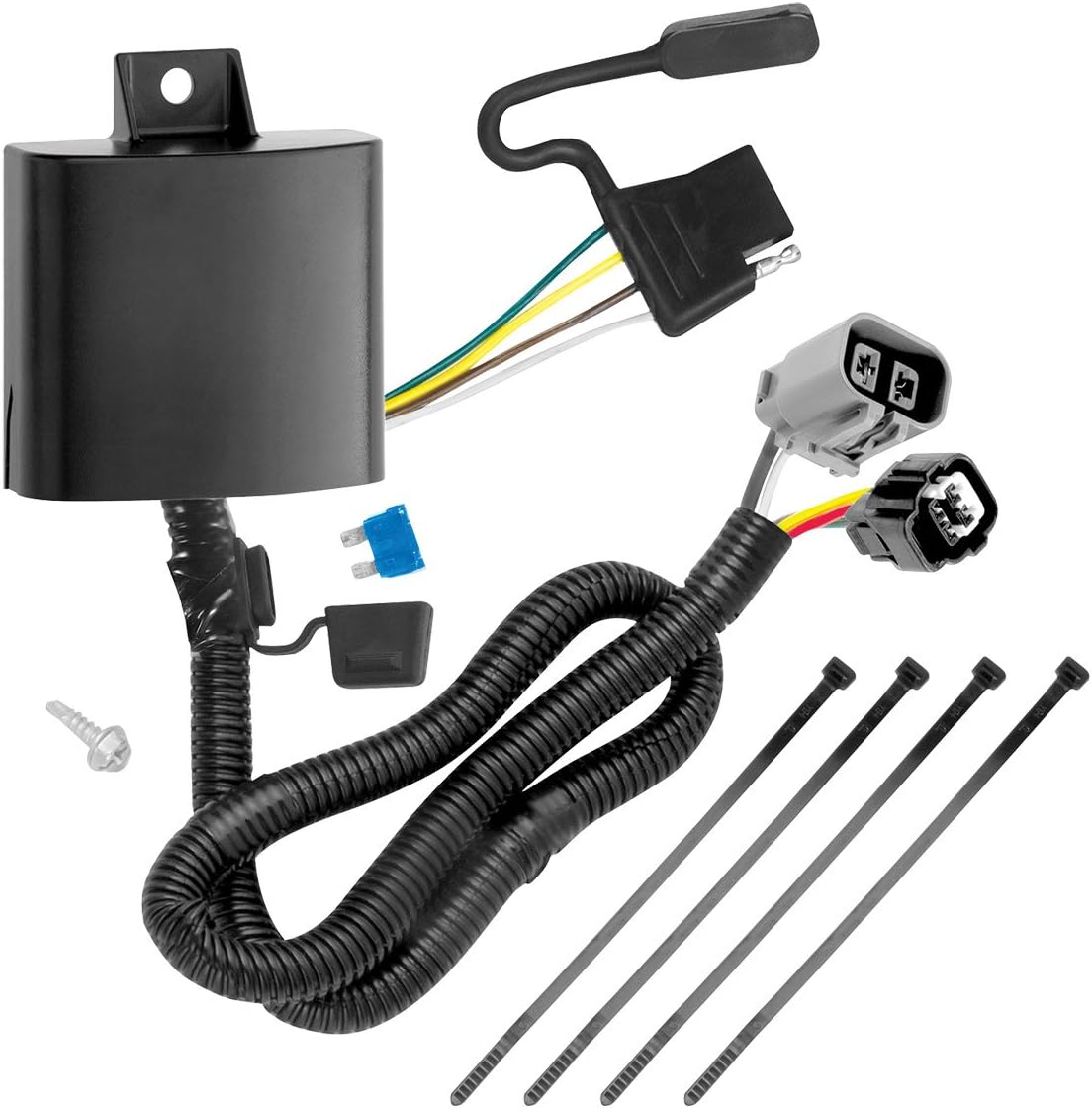 Tekonsha 118269 Tow Harness,4-Way Flat,wCircuit Protected ModuLite HD Module