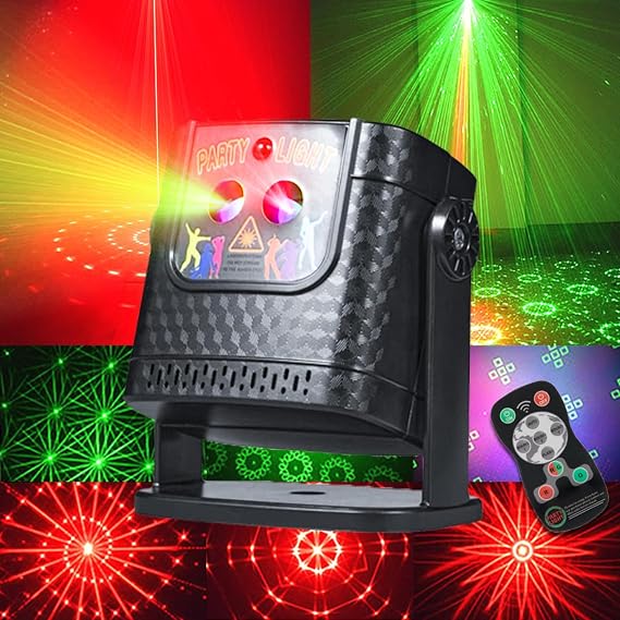 Party Lighting, Dj Disco Lights, stroboscopic Sound Control Laser Lights, projectors and Remote Control, Bars, KTVS, Karaoke, Family Gatherings, Holiday Revelry, on-site Display of Small Gifts