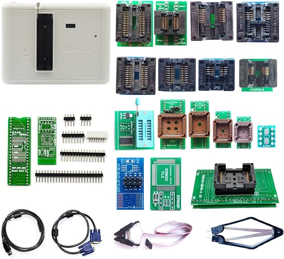 Filican RT809H eprom Programmer +19 Adapter EMMC-Nand Flash Super Speed Universal Chip Programmer Kit IC Adapter with Cable ISP Cable TSOP48 TSOP56 CAR/DVD/TV