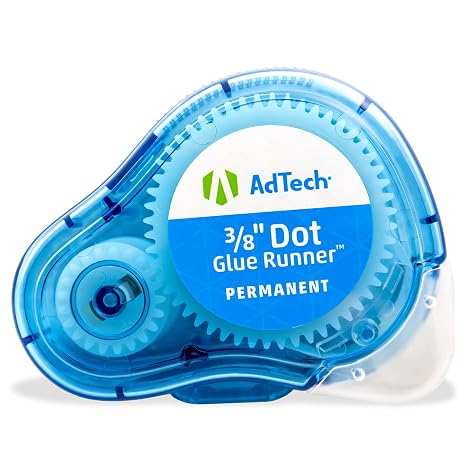 AdTech 12 Pack: 3/8" Dot Glue Runner Permanent
