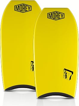 MOREY Boogie Board. Mach 7, Pro Bodyboard; Body Boards for Beach, Embedded Rod for Durability, Engineered with HDPE Slick Bottom for Speed (2026 Model)