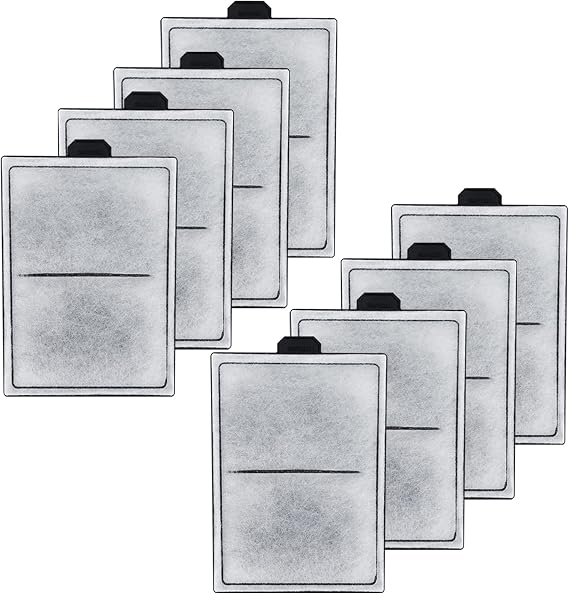 HiTauing 8 Packs PF-L Carbon Cartridge for PF20, PF30, PF40 and PF75 Power Filters