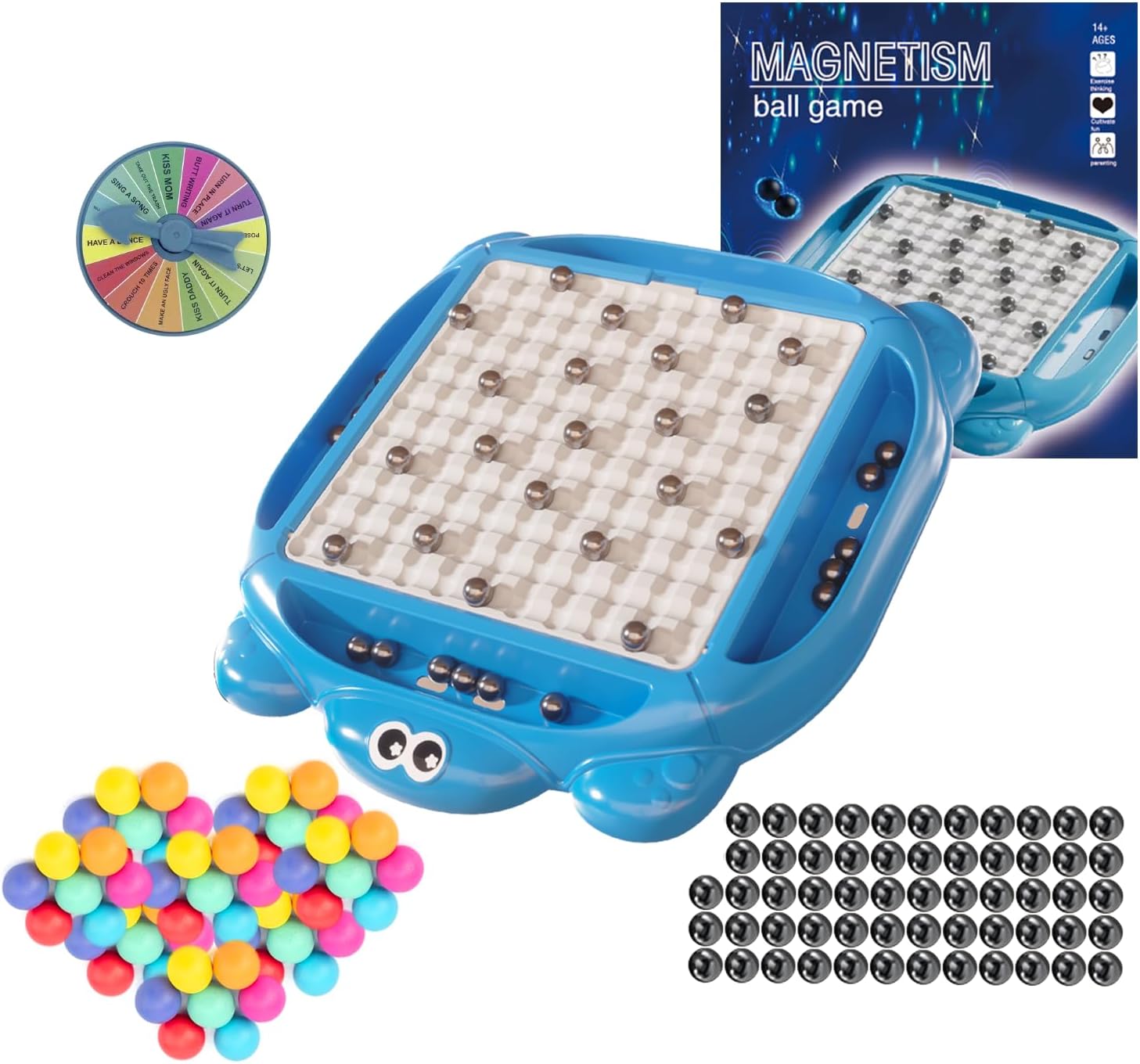 Multiple Ways to Play Magnetic Chess Game Set: 4018 Pieces, 126 Beads No Stress Chess Game, Convenient Storage Chess Set, Easy-to-Clean Checkers Board Game, Versatile for Home and Office Fun