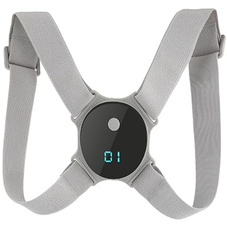 Smart Posture Corrector, Adjustable Back Straightener with Sensor Vibration Reminder for Kids & Adults