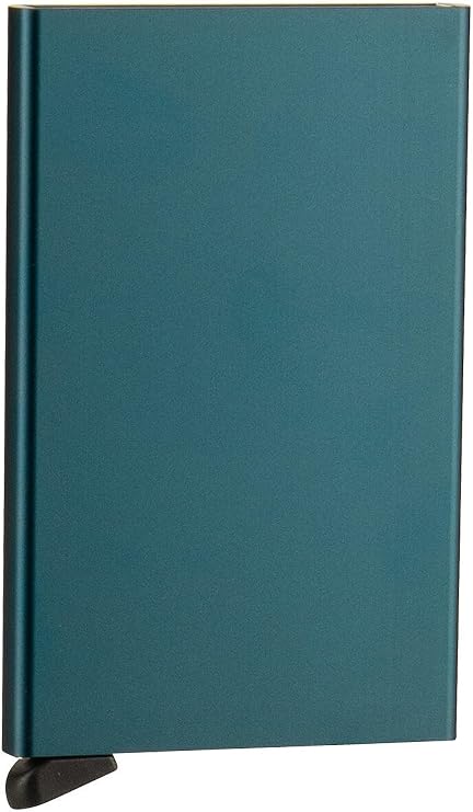 Secrid Men's Cardprotector Travel Accessory Envelope Card Holder, teal, Einheitsgr e