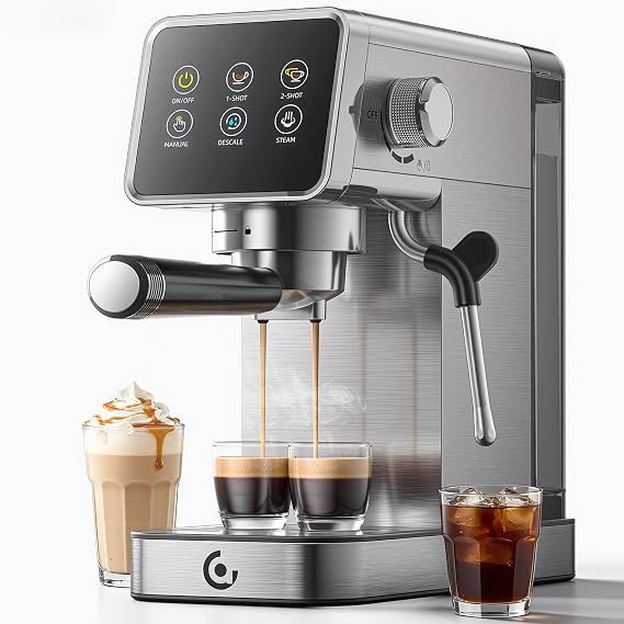 AMZCHEF 20 Bar Home Espresso Coffee Machine
