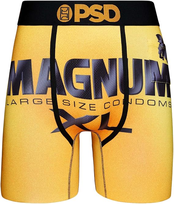 PSD Men's Magnum Xl Gold Boxer Briefs, Gold, L