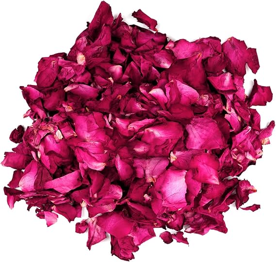 100G Biodegradable Dried Rose Petals Confetti, Natural Eco-Friendly Pink Flower Petals for Weddings, Parties, Table Decorations, DIY Crafts, and Romantic Ambiance