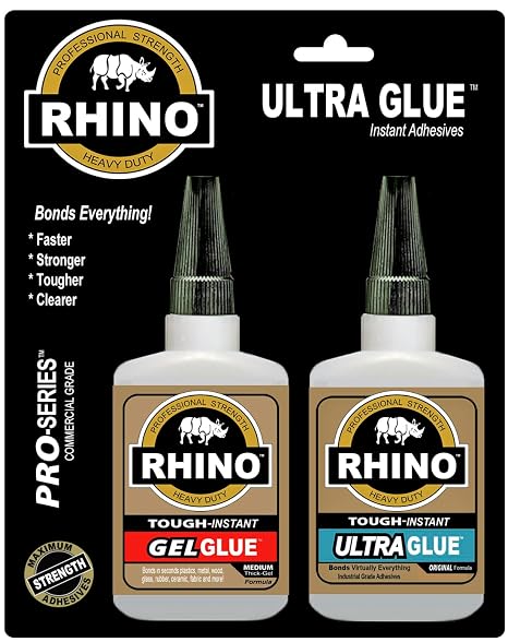 Rhino Glue Ultra Kit, Heavy Duty 80 Gram Clear