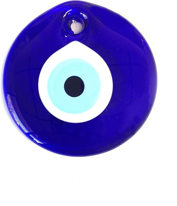 5401 Large Hanging Turkish Evil Eye Charm (4 in.) - LuckyEye Decor