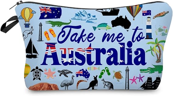 Livel lhood Take Me To Australia Cute Small Makeup Bag