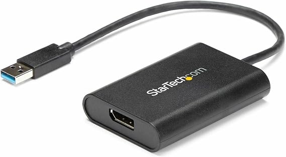 StarTech USB 3.0 to DisplayPort Adapter, 4K, Windows, TAA (USB32DPES2)