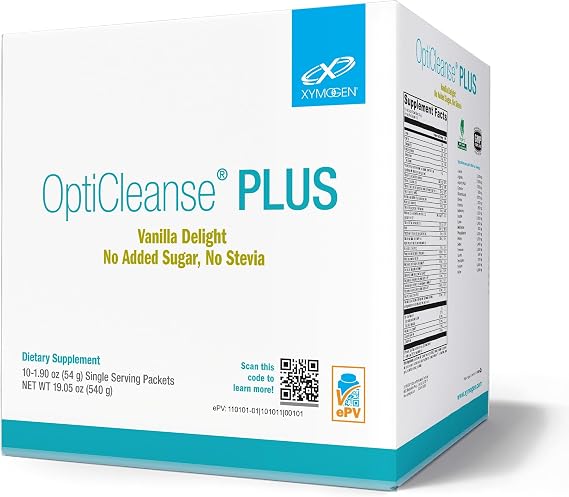 XYMOGEN OptiCleanse Plus, Vanilla Delight, 10 Servings