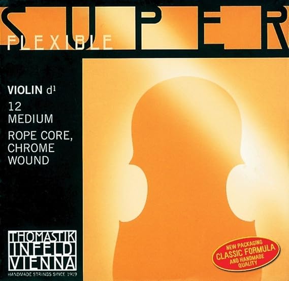 Thomastik Superflexible Violin Strings Single E String 8 4/4 Size Steel Core Chrome Wound
