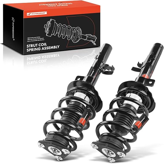 A-Premium Front Complete Struts Compatible with Ford Escape 2014-2019 - 2x Replacement Suspension Shock Absorber with Coil Spring Assembly