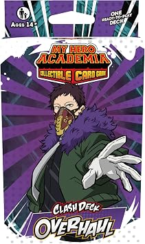 My Hero Academia Collectible Card Game Series 5: Clash Deck Overhaul - Ready to Play Out of The Box, 51 Card Deck & Playmat, MHA