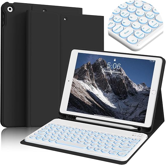Keyboard Case for iPad 9th/8th/7th Generation 10.2 inch, Black2