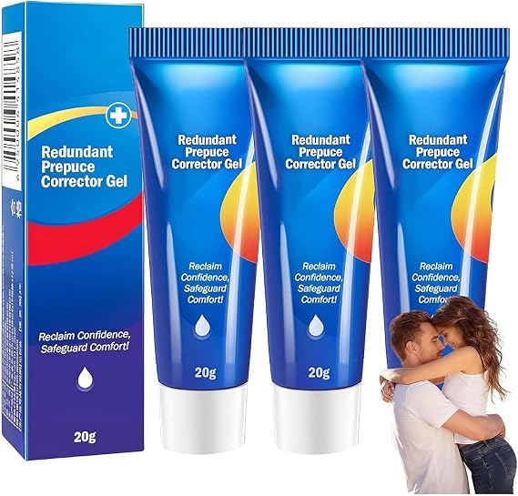 Redundant Pre-puce Corrector Gel,Phi-mosis Fore-skin Correction Gel Natural Ingredients,Phi-mosis Cream,Phimosis Cream for Men (3pcs)