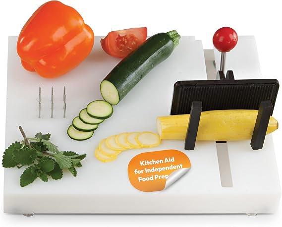 Etac Fix One Handed Adaptive Cutting Board with Spikes for Limited Mobility