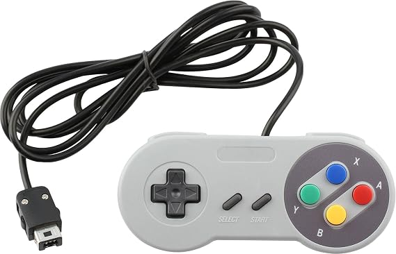 Wired Controller for Super Nintendo SNES Classic Mini Edition Console Color