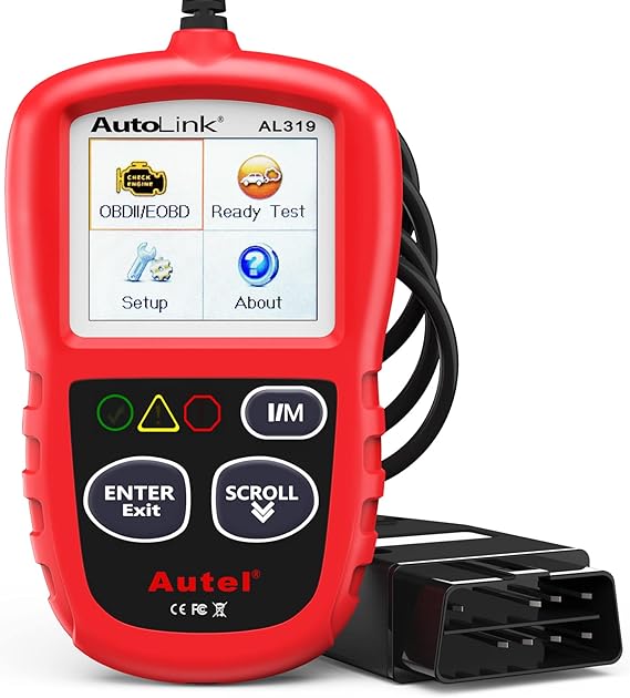 Autel AL319 Professional OBD2 Scanner, Enhanced Check Engine Code Reader