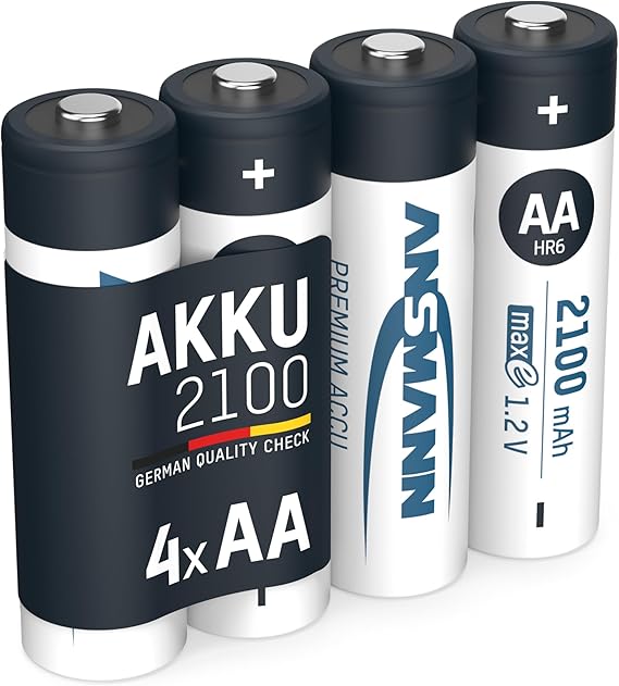 Ansmann Max E AA 2100 mah Low Self Discharge 4pk.