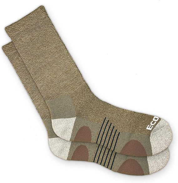 Ecosox Diabetic Non-Binding Hiking Outdoor Crew Socks for Men & Women